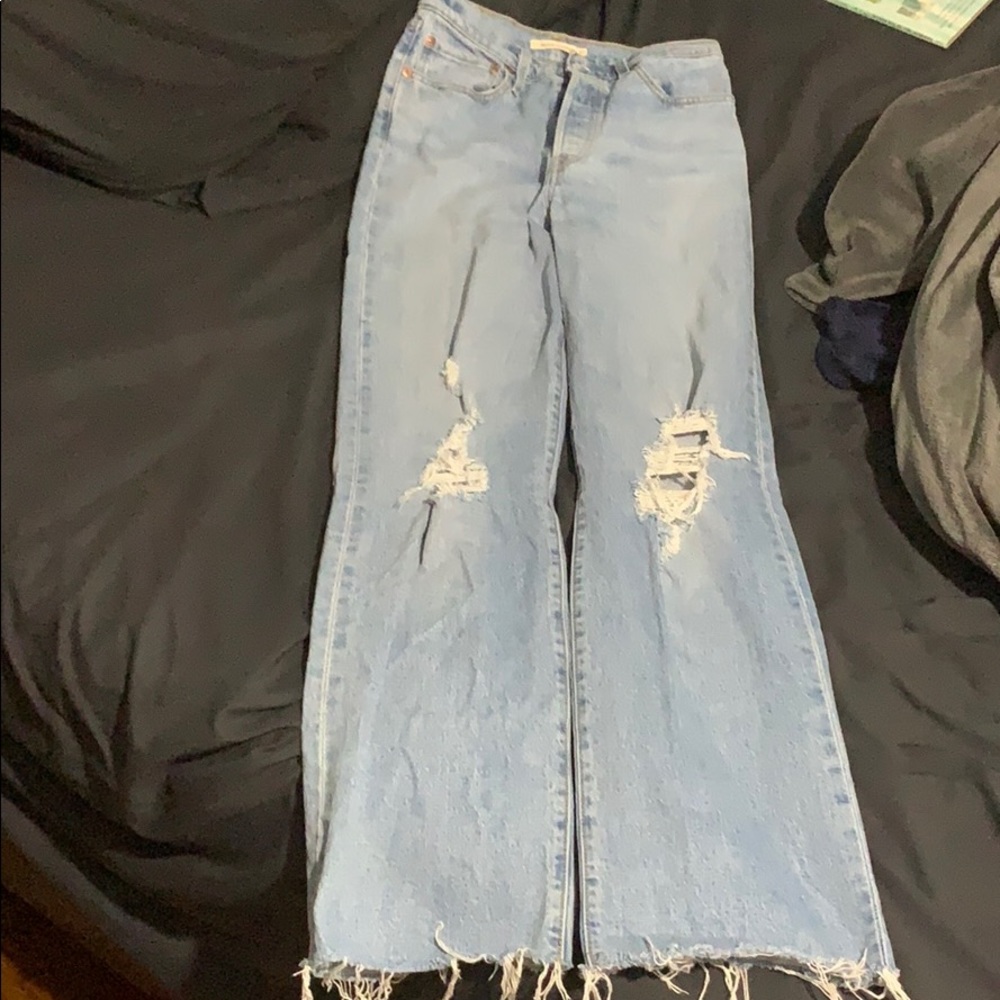 NWOT Levi High Rise Ribcage Bootcut Jeans 27